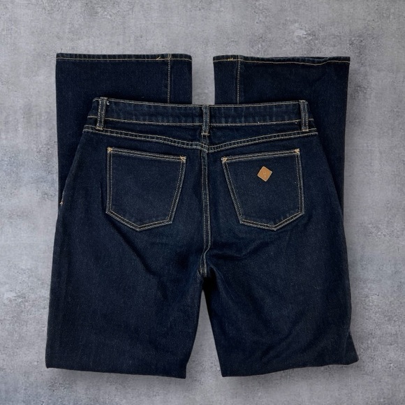 Abrand A ’99 Alice Low Rise Waist Boot Cut Jeans Women’s Dark Rinse Wash Sz: 30 - Picture 6 of 16